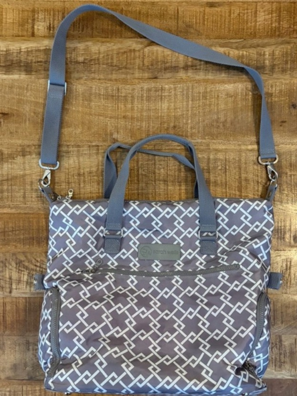 Gray Sarah Wells Pump Bag